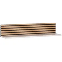 Proregal Wandregal Zebra 80 x 16 x 17 cm Schwarz