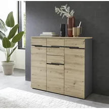 Innostyle Memphis Artisan eiche), & Graphit Kommode 120 cm
