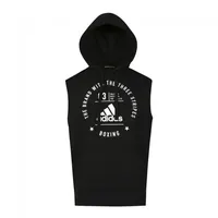 Adidas Erwachsene Community Line Hoodie, schwarz/Weiß, XS