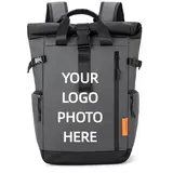 Benutzerdefinierte Logo Wasserdicht Computer Rucksack Große Kapazität Reisetasche Persönlichkeit Anpassung Schule Rucksack DIY Foto Color2,50 * 28 * 15cm