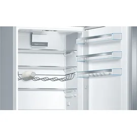 Bosch Serie 6 KGE49AICA Kühl-Gefrierkombination (419 l, 2010 mm hoch, Edelstahl)