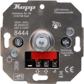 Kopp LED Dimmer mit Druck-/Wechselschalter 3-100 W