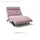 KAWOLA Relaxliege AMERIVA Feincord 120 x 158 cm Rosa mit Relax-Funktion