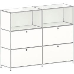 viasit Highboard »System 4« breit weiß, 152.9x118.1x40.4 cm
