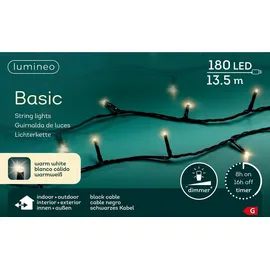 Kaemingk Lichterkette LED Basic 180 LED, warmweiß