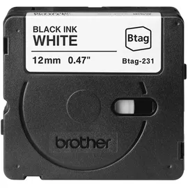 Brother BTAG-231 - Schwarz auf Weiß - Rolle (1,2 cm x 4 m) 1 Kassette(n) Hängekarton - Beschriftungsband