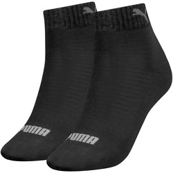 2er Pack PUMA Quarter Socken Damen black 35-38