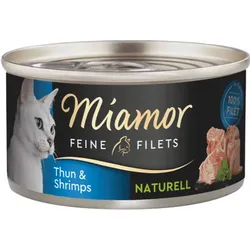 Miamor Feine Filets Naturell Thunfisch&Shrimps 48x80g Sparpaket