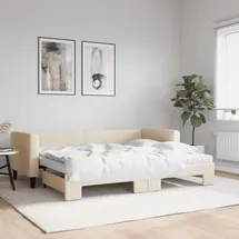 vidaXL Tagesbett 80 x 200 cm Creme