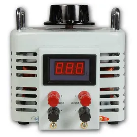 MC-POWER MCP 1000 DIGITAL - Ringkern-Stelltrafo, 0-250 V, 4 A, 1000 W, Digital