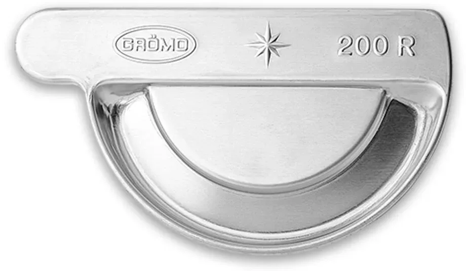 Dachrinnenboden Grömo mit Einstecknut, halbrund, rechts, Aluminium, verschiedene Größen (Ausführung: Nenngröße 333. Ø 153mm)