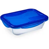 Pyrex Glasbehälter eckig blau 25 x 19 x 7 cm 1,9 l