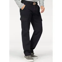 MAN'S WORLD Cargohose Regular Schwarz 52 S