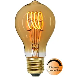 Dekoration LED Tropfenlampe "Amber Spiral Filament"- E27- ultra warmweiß 2000K - 110lm - H: 110mm