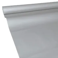 JUNOPAX Papiertischdecke stahl-grau 50m x 1,30m, nass- und wischfest