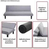 MCW Schlafsofa Stoff 2-Sitzer Türkis/Blau