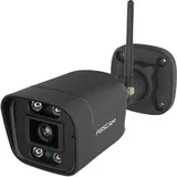 Foscam V5P 5 MP Dual-Band WLAN Überwachungskamera schwarz