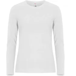 CLIQUE Premium Fashion Langarmshirt Damen 00 - weiß XXL