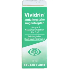 Bausch + Lomb Vividrin antiallergische Augentropfen 10 ml