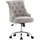 Homcom Drehstuhl Polsterstuhl Hellgrau