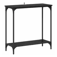 VidaXL Konsolentisch Schwarze Eiche 75 x 30.5 x 75