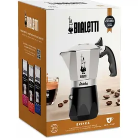 Bialetti Brikka 0,17 l 4 Tassen Schwarz
