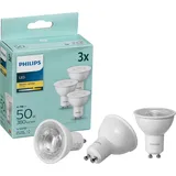 Philips LED Strahler 50W GU10 warmweiß 3 St.