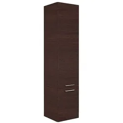 Hochschrank Serie MAA, 2 Türen, Eiche dunkel, Anschlag rechts, 350 x 1585 x 370 mm - 93 913 83