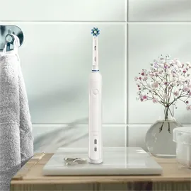 Oral-B Pro 1 Clean blau/weiß + Reiseetui
