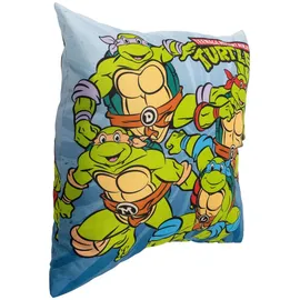 UNITED LABELS Teenage Mutant Ninja Turtles Kissen 40 x 40 cm Blau