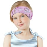 MoKo Schwimmen Stirnband, Neopren Schwimmband Ohrenband Wasserdichtes Kopfband Haarband mit Hohe Elastizität und Klettverschluss Ohrenschutz Band für Kinder Alter 3-9, M Größe - (B) Rosa