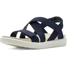 ECCO Soft Sandal Damen Blau 36