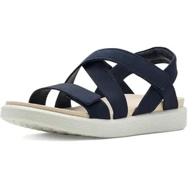 ECCO Soft Sandal Damen Blau 36