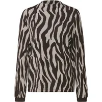 STREET ONE Jacquard-Shirt - Damen - Gr. 40 -