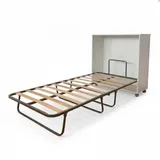 Klappbett Weiß 106x99.2x40.2cm