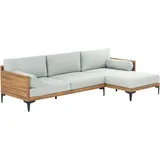 Beliani Cavezzo Loungesofa hellbraun/grau