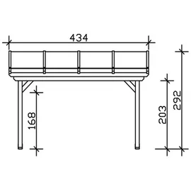 SKANHOLZ Ancona 434 x 400 cm eiche hell