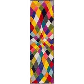 Flair Rugs Rhumba Teppichläufer 66 x 230 cm Mehrfarbig