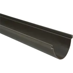 Marley Duplex Dachrinne Kunststoff halbrund Schokoladenbraun RAL 8017 80 mm