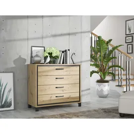 Forte Kommode Farida Holz Braun Eiche