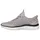 SKECHERS Slip-On Sneaker SKECHERS "SUMMITS", Herren, Gr. 43, taupe, schwarz, Textil, Schuhe, Freizeitschuh, Schnürschuh mit Memory Foam