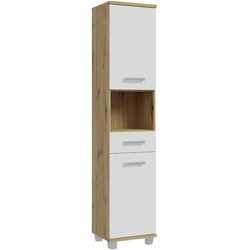 FORTE Hochschrank Veris Dekor Grau Grey