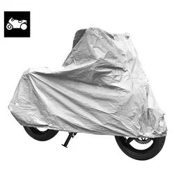 ProPlus 610250 Schutzhülle für Motorrad Roller XL 246x104x127cm PEVA Wetterschutz Grau