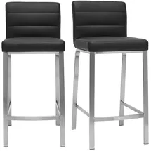 miliboo Design-barhocker Schwarz 66 cm Tomy