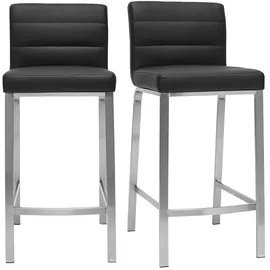 miliboo Design-barhocker Schwarz 66 cm Tomy