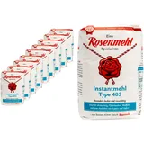 Rosenmehl Instantmehl Weizenmehl locker Type 405  1 kg für Pfannenkuchen Waffeln