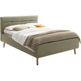 Meise Möbel meise.möbel Polsterbett Lotte 140 x 200 cm Stoff Grün