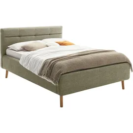 Meise Möbel meise.möbel Polsterbett Lotte 140 x 200 cm Stoff Grün