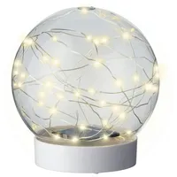 Lumineo Solar LED Kugelleuchte 16x17cm - Schwimmlicht für Pool