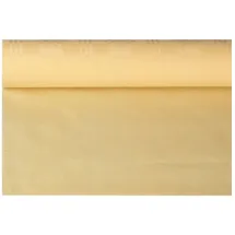 Papstar Papiertischtuch mit Damastprägung 18587 120 x 800 cm Creme